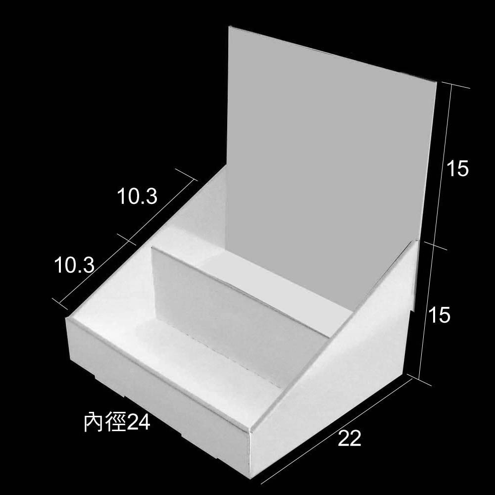 002.階梯二層桌上架B103031